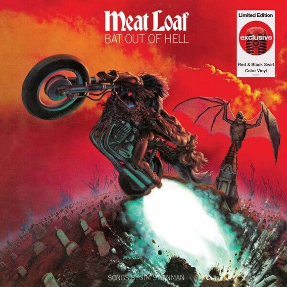 Meat Loaf Bat Out Of Hell Exclusive Limited Edition Colored Vinyl MINT RARE LP - Picture 1 of 5